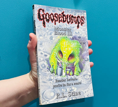 Monster Blood 3 Goosebumps book