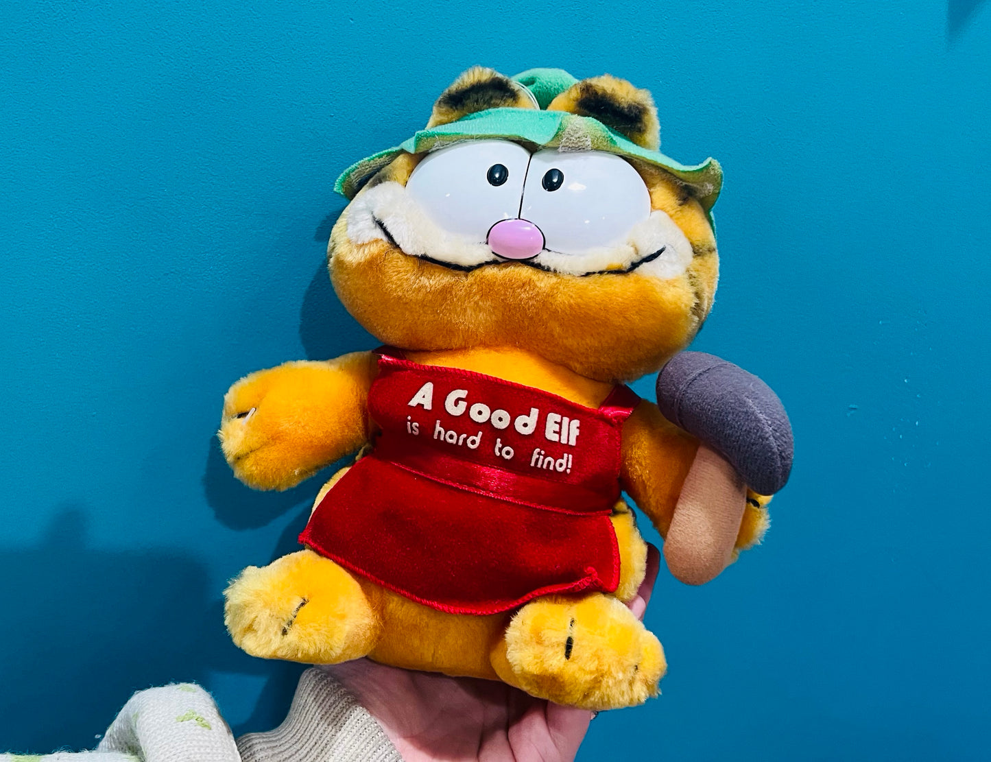 A Good Elf Christmas Garfield plush