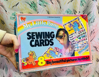 My Little Pony 1983 Sewing Card Set