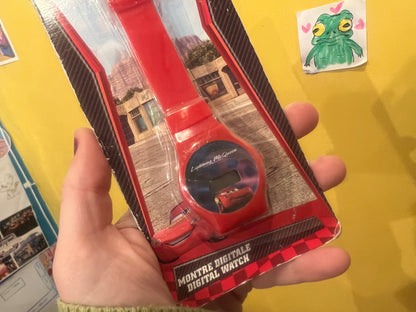 2010 collectible boxed Fun Pixar Cars Watch - untested