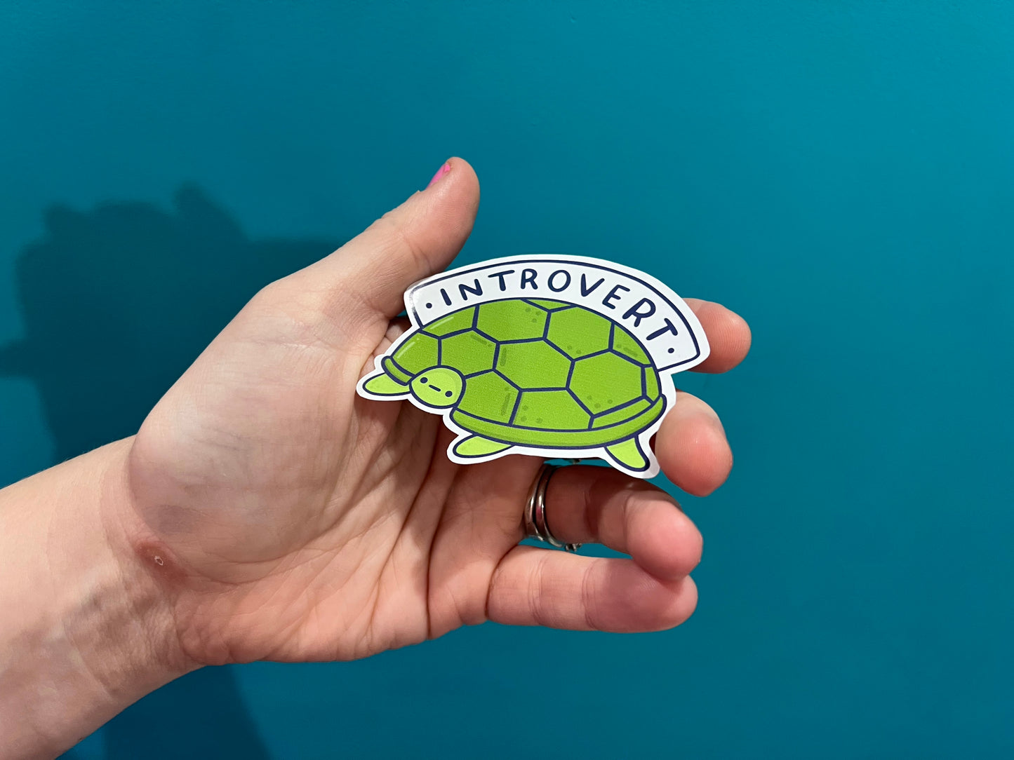 Introvertle turtle Glossy Stick