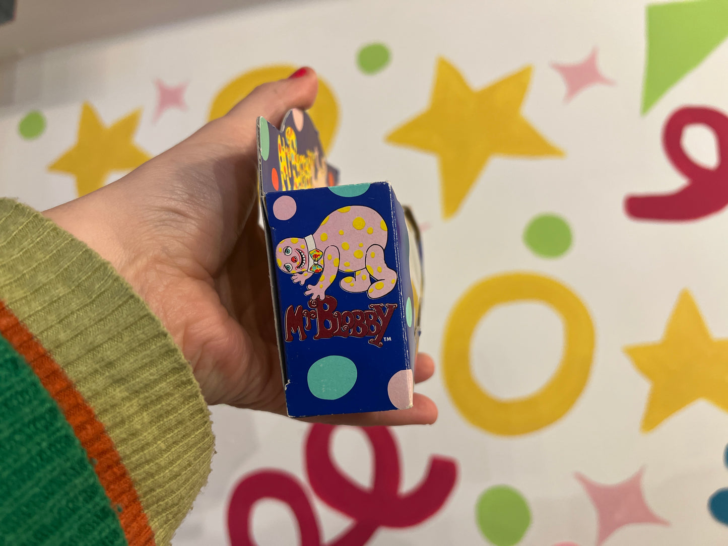 Official Mr Blobby boxed toy van