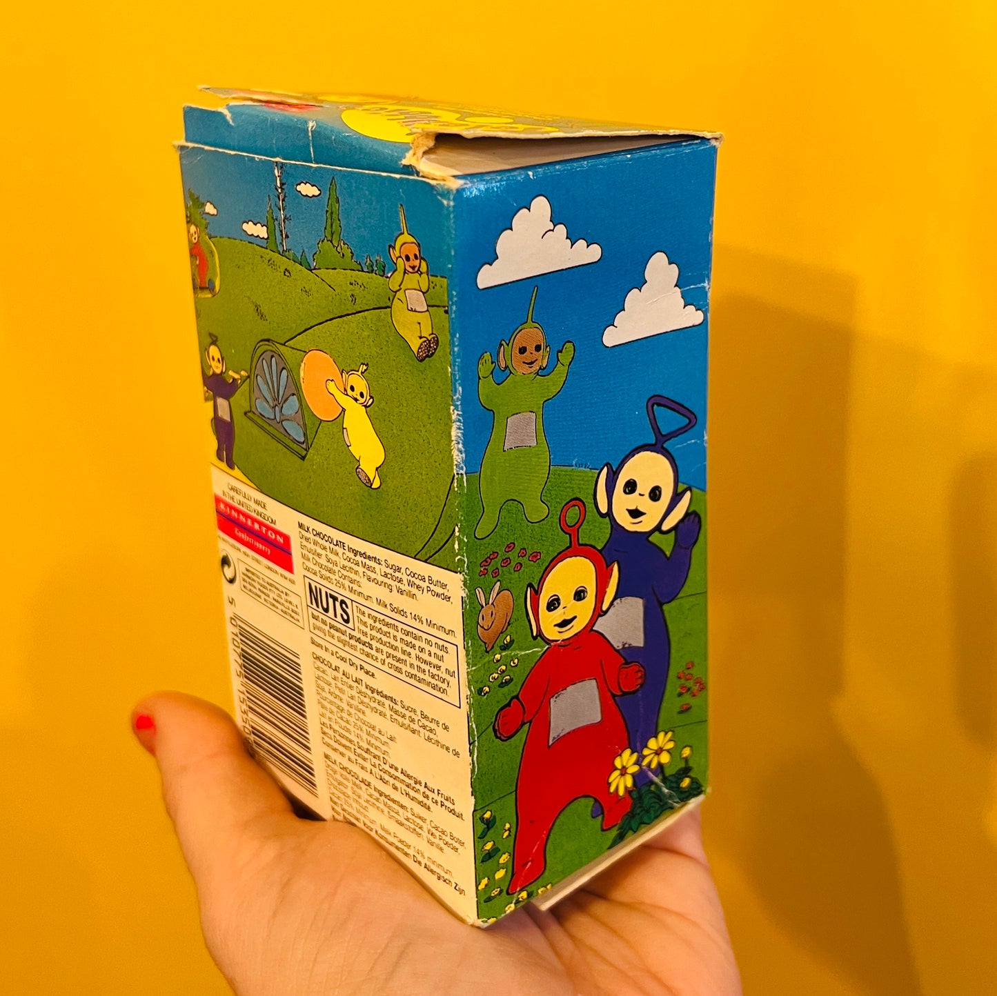 1999 Dipsy Teletubby Easter egg boxed egg cup