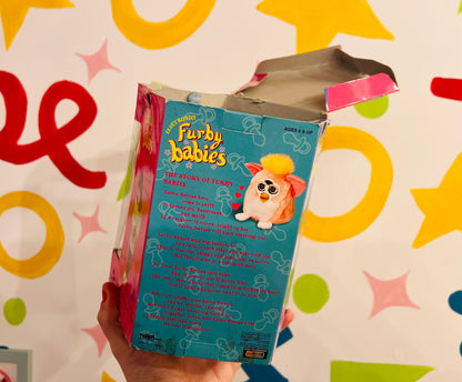 1999 Boxed Primary Furby Baby - Working with voice!