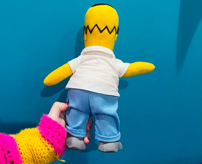 Homer Simpson plush bendable toy doll