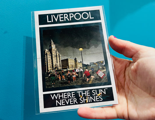 Rubbish Seaside A6 Liverpool Postcard