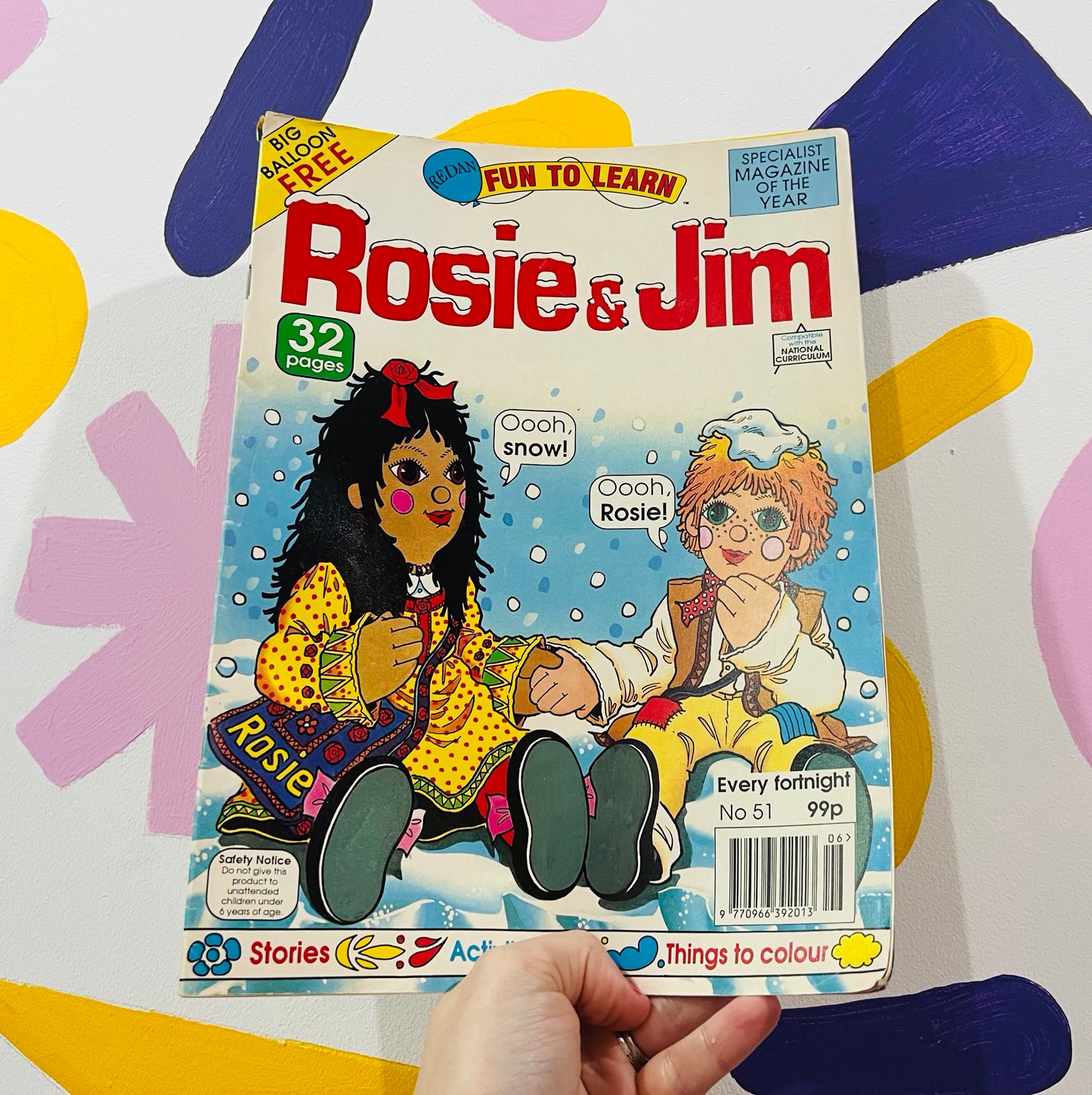 Rosie and Jim vintage 1990’s comics