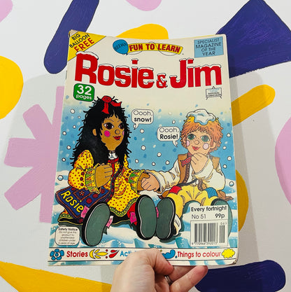 Rosie and Jim vintage 1990’s comics