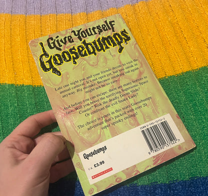 (1) Escape from the Carnival of Horrors Give Yourself Goosebumps book