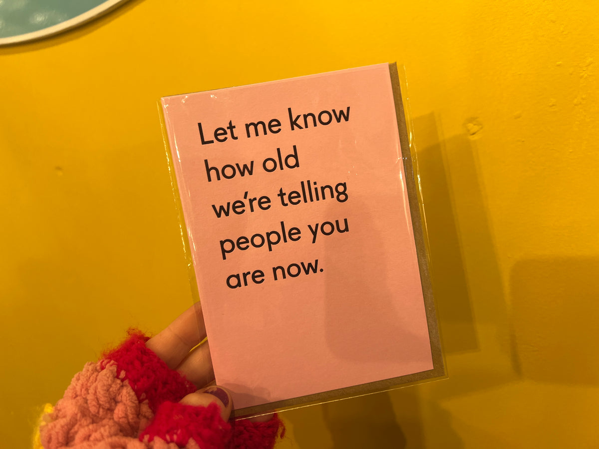 Let Ne Know card