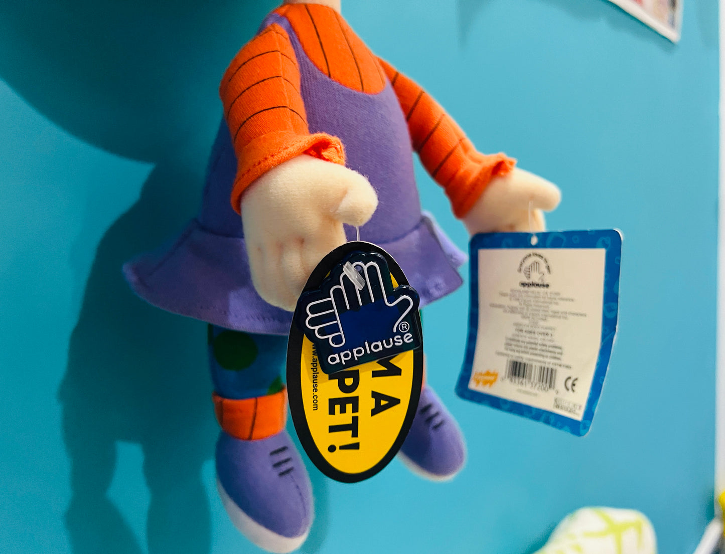 Angelica from Rugrats 1990s puppet doll with tags