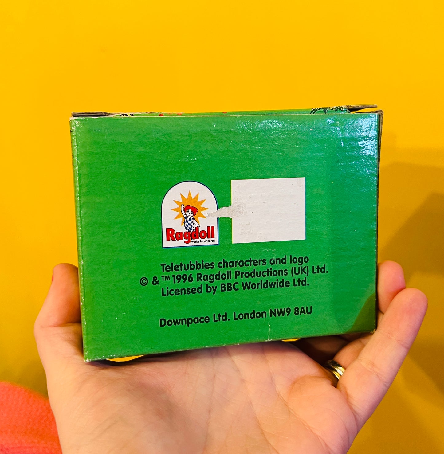 1996 Po Teletubby mug with box