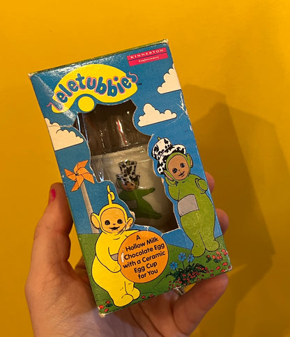 1999 Dipsy Teletubby Easter egg boxed egg cup