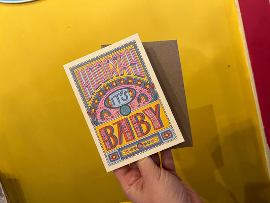 Hooray It's A Baby Card
