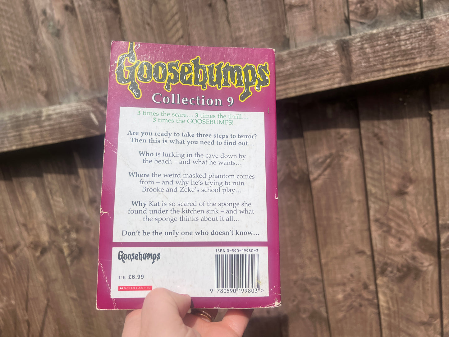 Goosebumps Collection 9 book of three stories