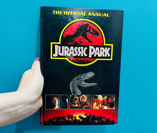 Vintage 1992 Jurassic Park The Official Annual book