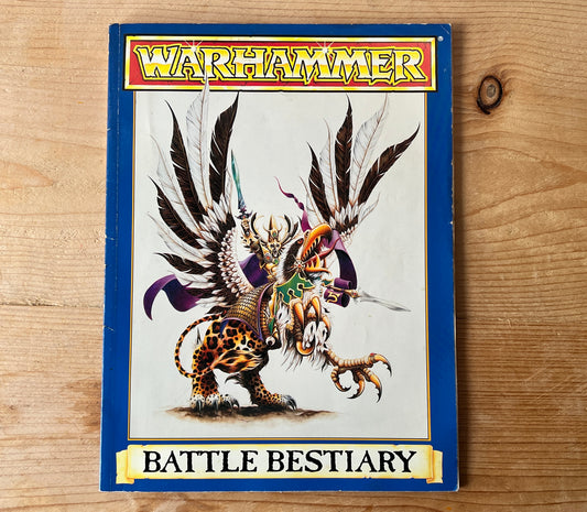 1992 Warhammer Battle Bestiary book by Games Workshop