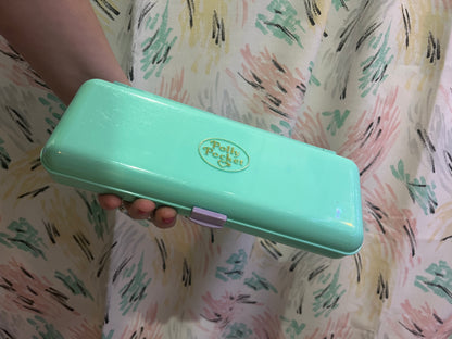 Vintage 90’s Bluebird Polly Pocket High Street pencil case