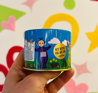 1996 COMPLETE Po Teletubby sweet tin with original sweets!