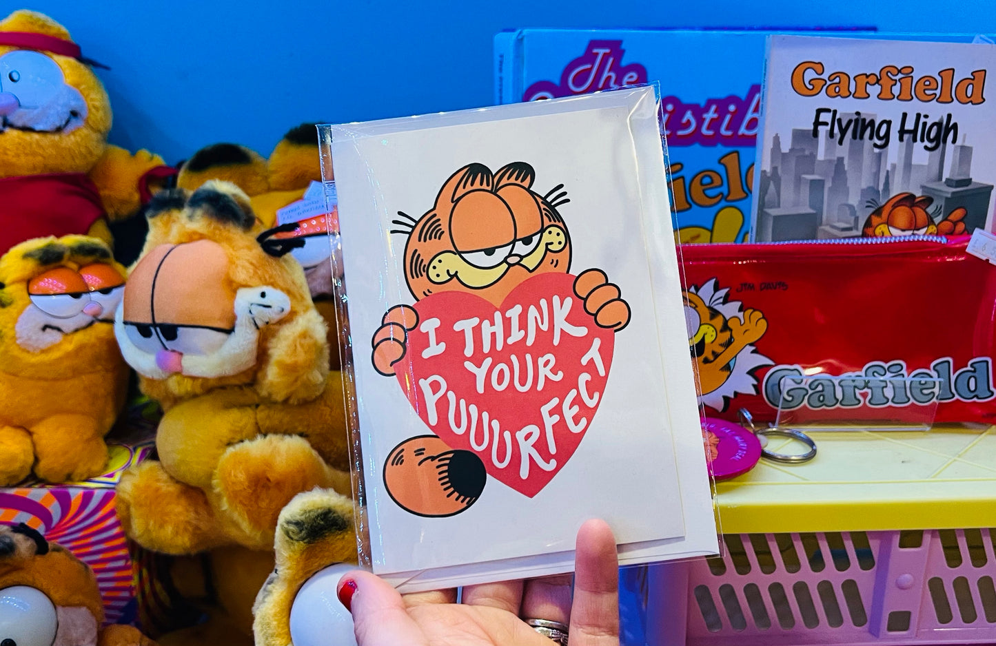 I Think Your Puuurfect Garfield inspired Valentine’s Day Card