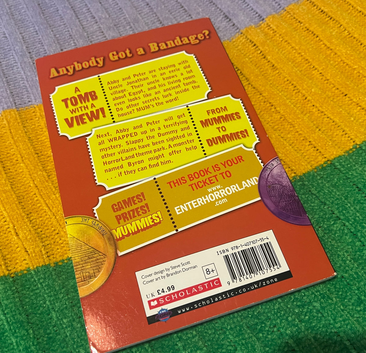 Horrorland - Who’s Your Mummy Goosebumps book