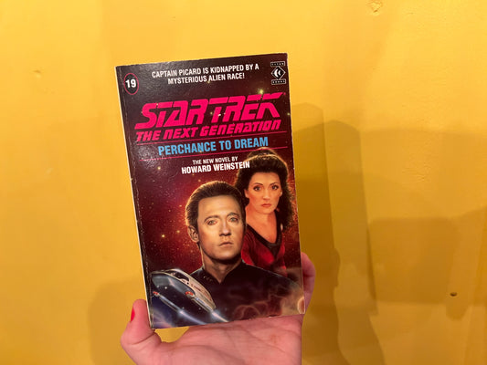 Vintage Star Trek The Next Generation book - Perchance to Dream
