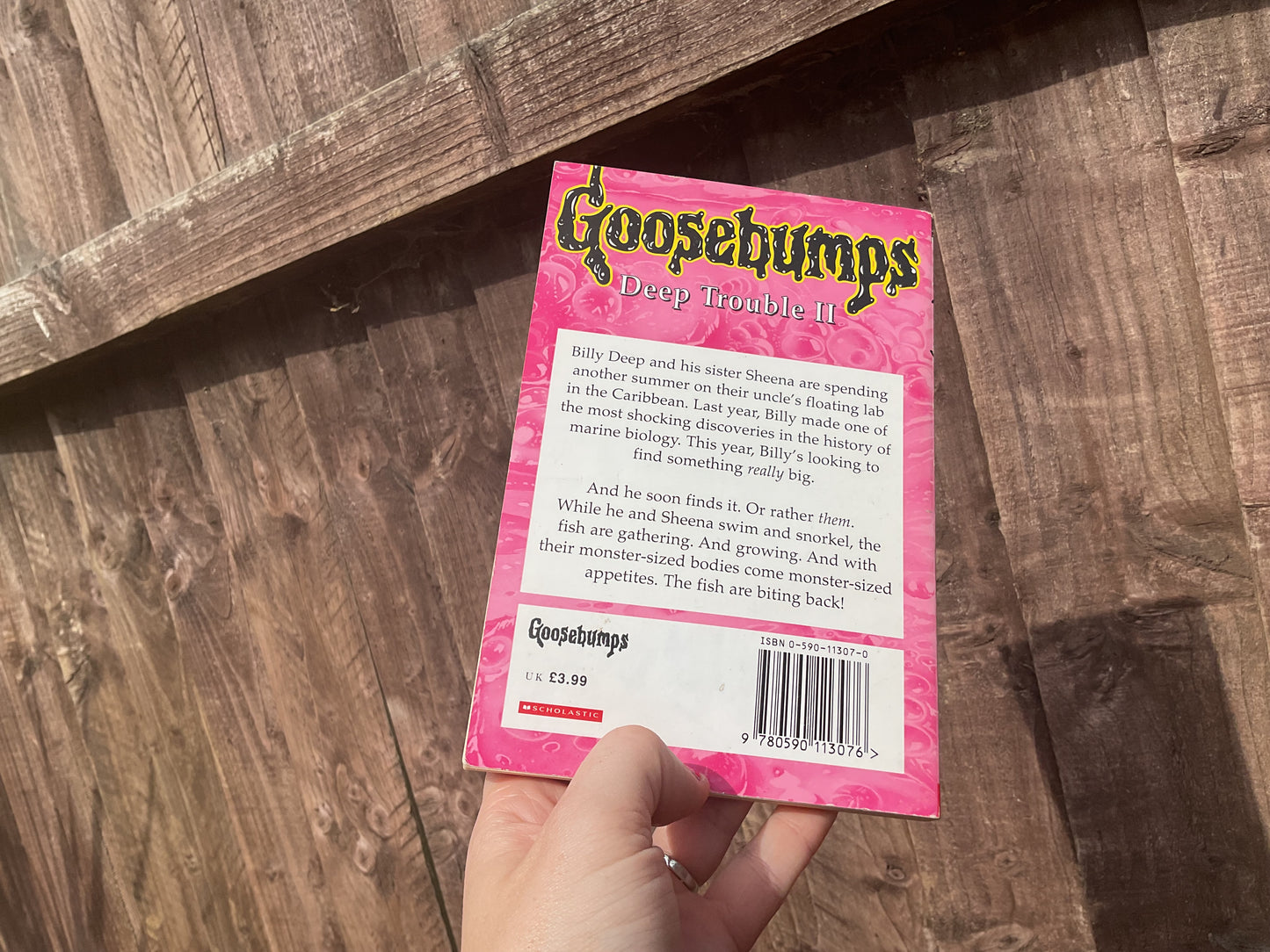 Deep Trouble 2 Goosebumps book