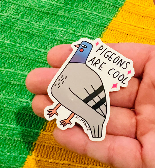 Pigeons Are Cool sticker