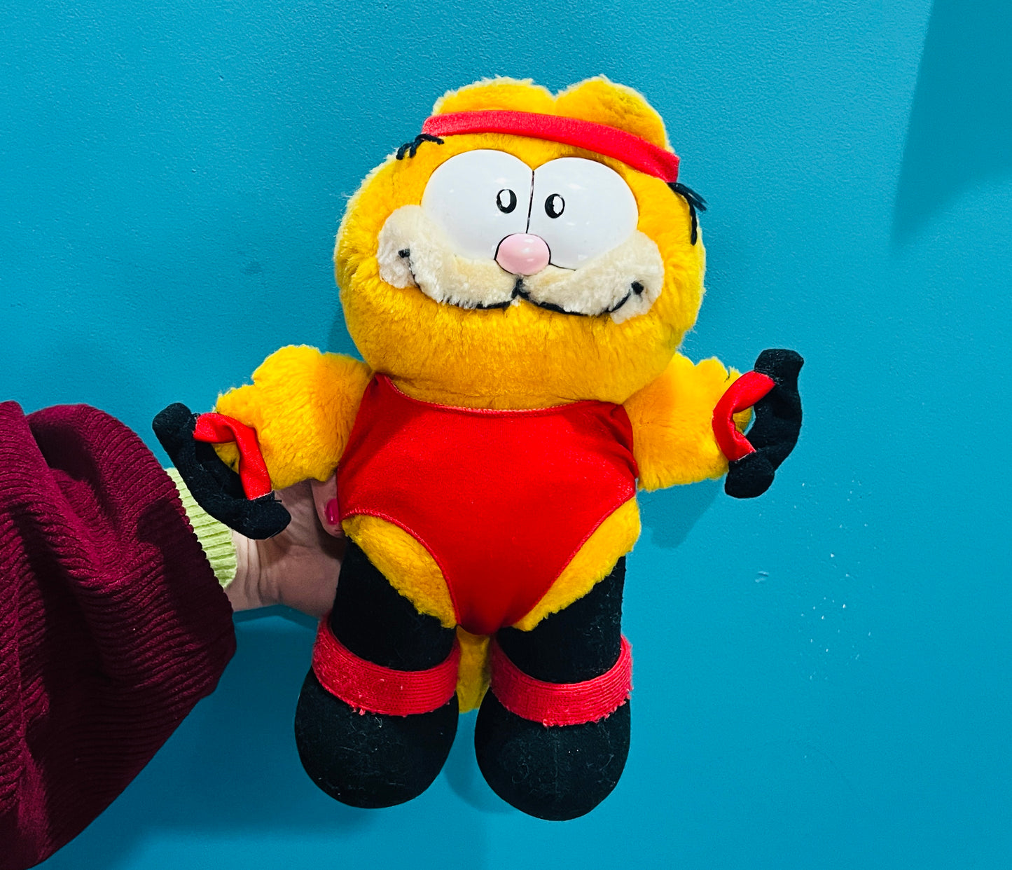 Vintage Garfield Aerobics plush from 1980’s