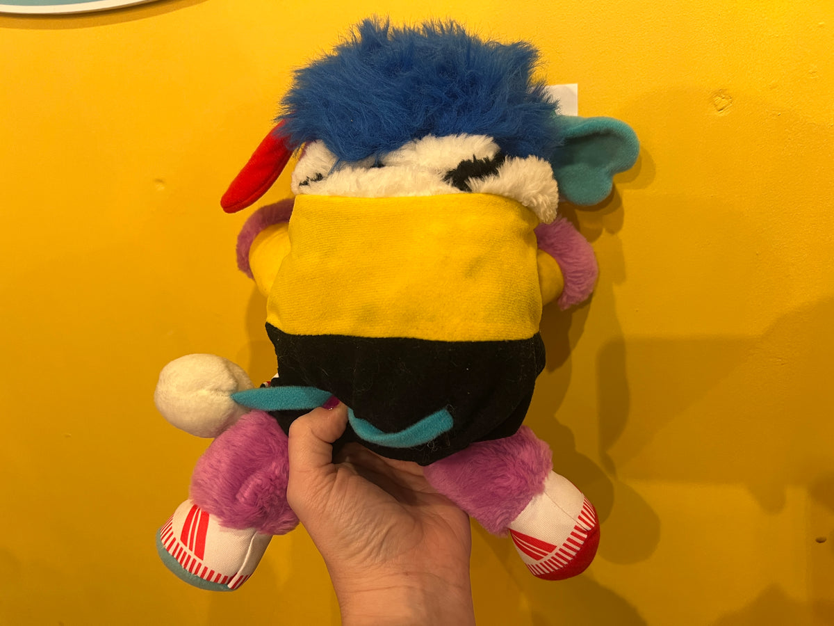 1986 Big Kick Popples football plush