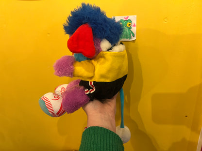 1986 Big Kick Popples football plush