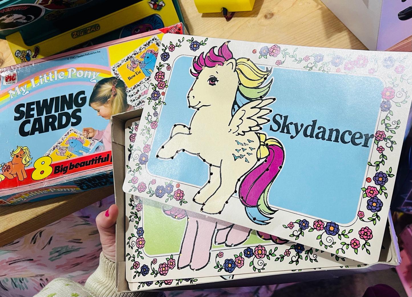 My Little Pony 1983 Sewing Card Set