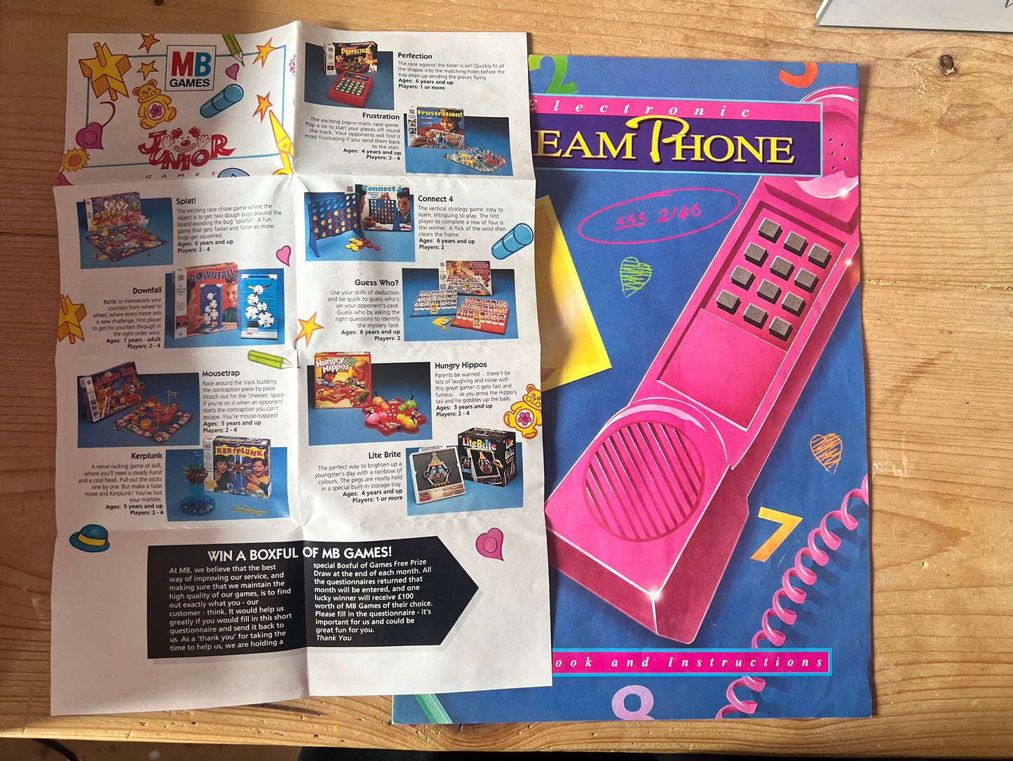 1992 Dream Phone board game - complete and working!