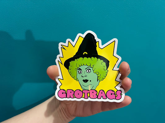 Grotbags inspired Vinyl Sticker