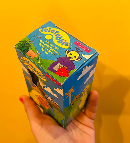1999 group Teletubby Easter egg boxed egg cup