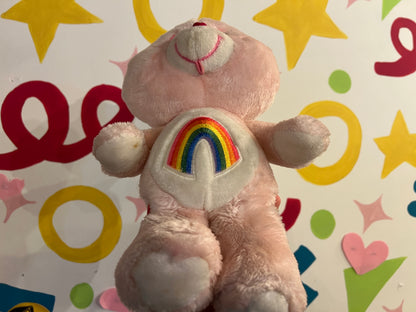 Vintage 1980s Cheer Bear Care Bear 13” plush