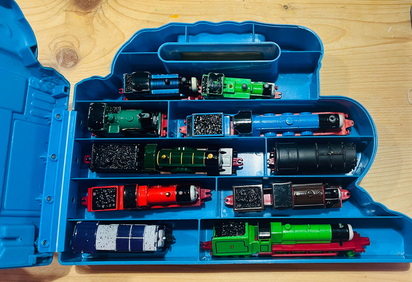 Vintage 1990s Thomas the Tank Engine toy train box set