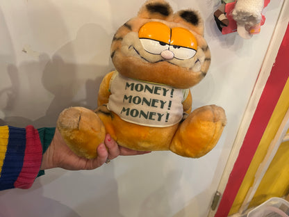 Vintage 1981 Dakin Money Box Garfield plush