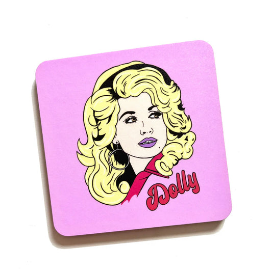 Dolly Inspired Drinks Coaster