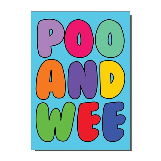 Poo and Wee Card