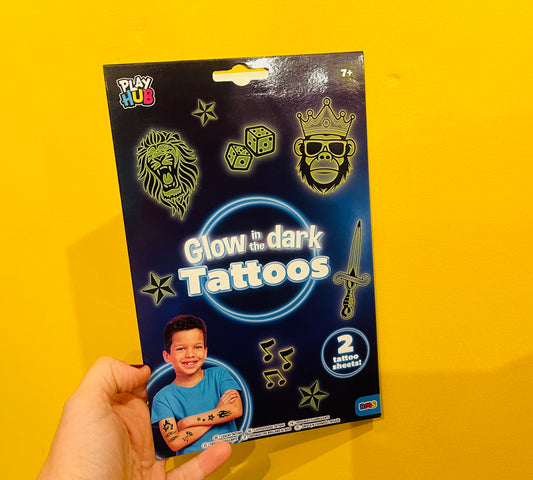 Glow in the Dark tattoo set