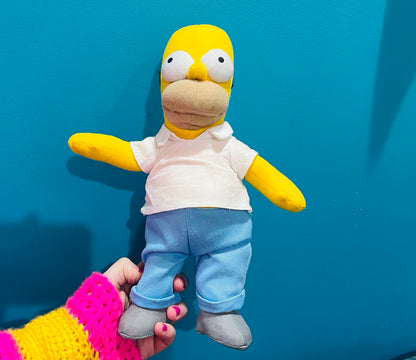 Homer Simpson plush bendable toy doll