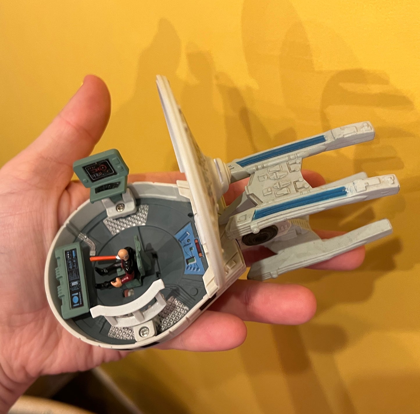 1995 Star Trek Enterprise Playmates set with Picard figure