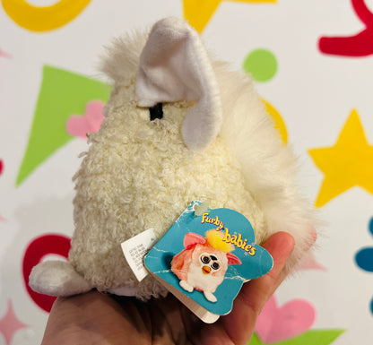 1999 curl sheep white Furby Baby - Working with voice!