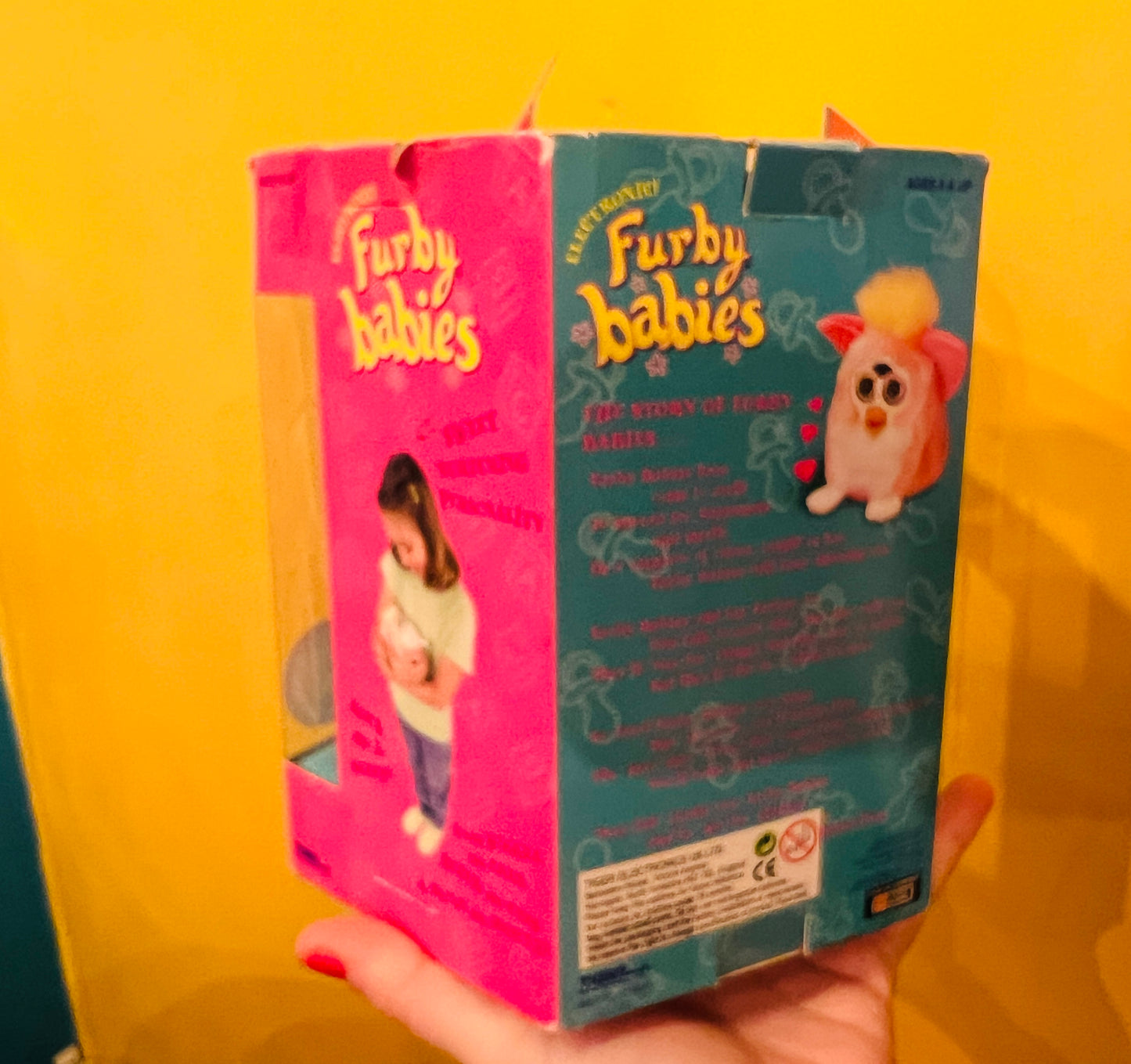 1999 Boxed Baby Blue Furby Baby - Working with voice!