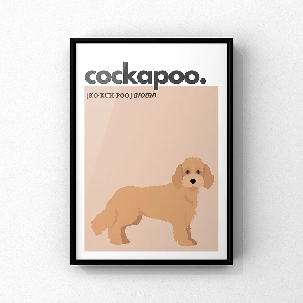 Cockapoo A5 Print