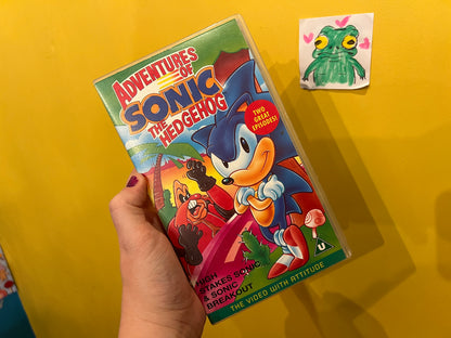 1993 Adventures of Sonic the Hedgehog VHS PAL Working