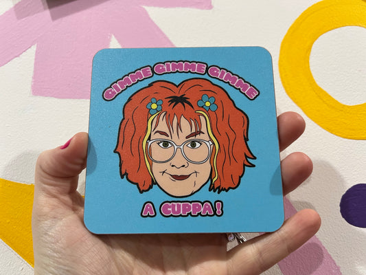 Gimmie Gimmie Gimmie Inspired Drinks Coaster