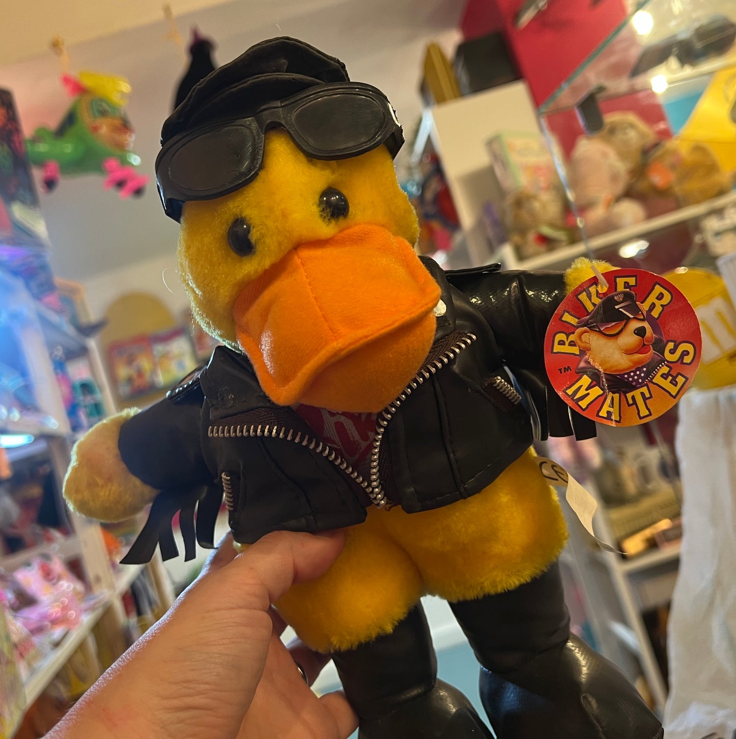 90’s Biker Mates duck plush toy