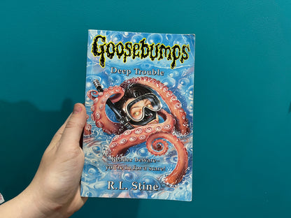 Deep Trouble Goosebumps book